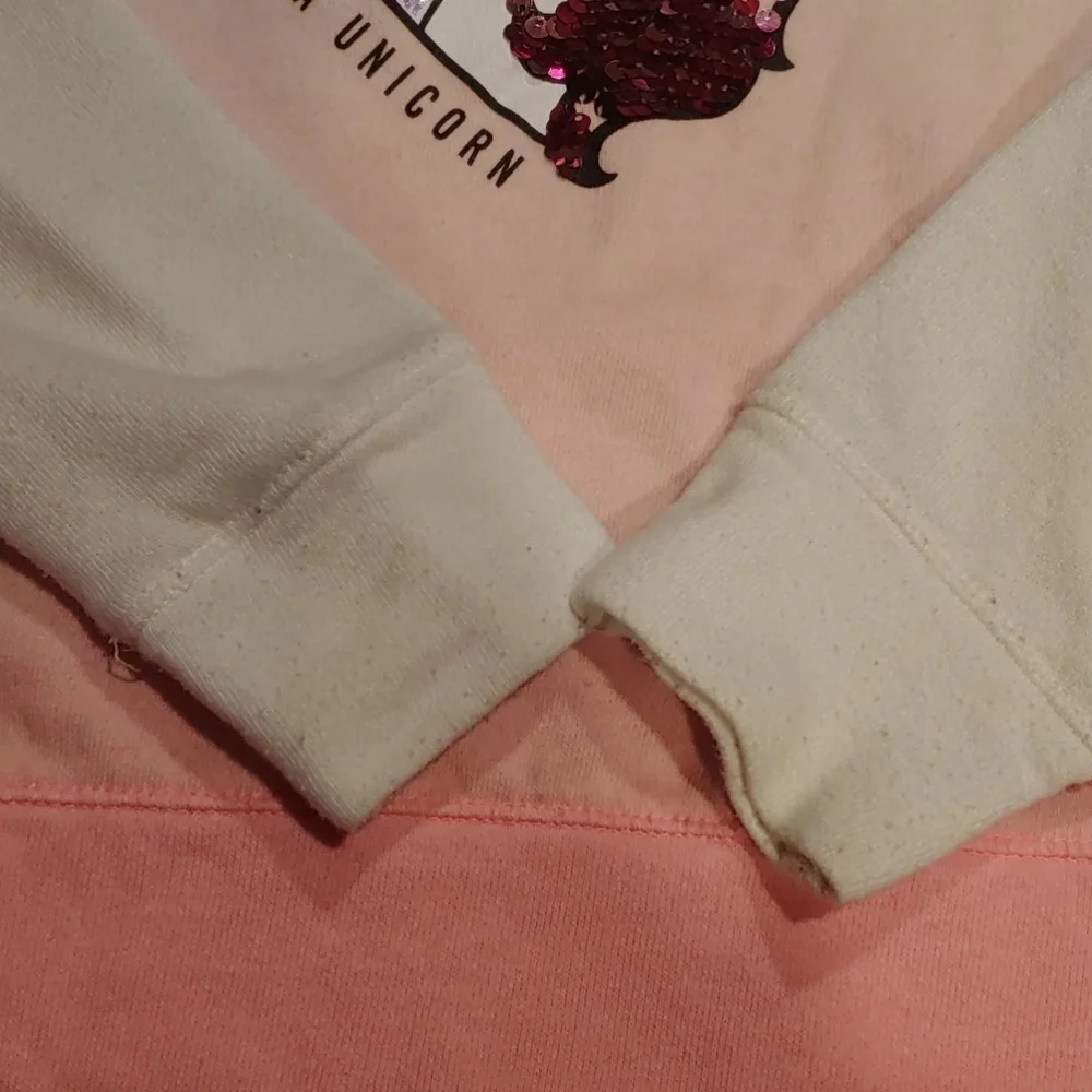 Justice Unicorn Flip Sequins Shirt Size 6/7